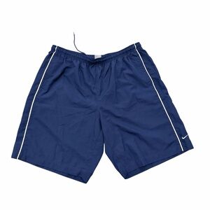Nike Vintage Style Navy Track Shorts Mesh Lined